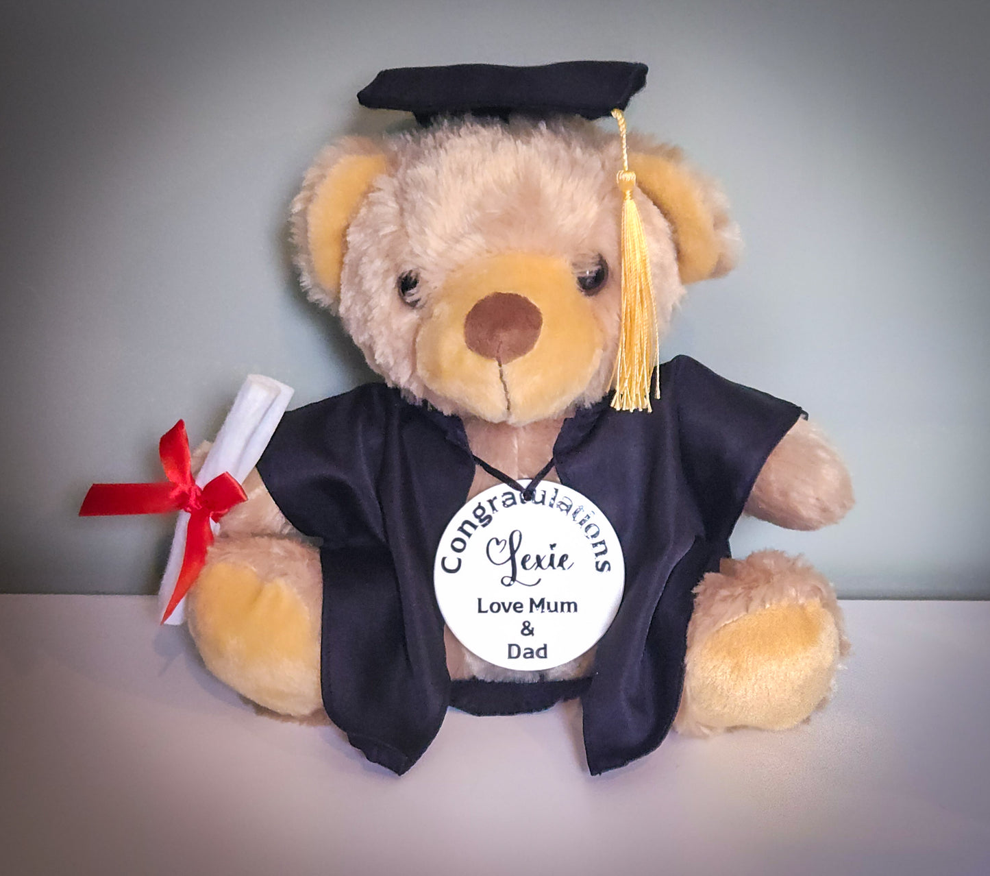 Personalised Graduation Teddy Bear Gift Box – Keepsake Gift for Nursery, School, or Uni Leavers
