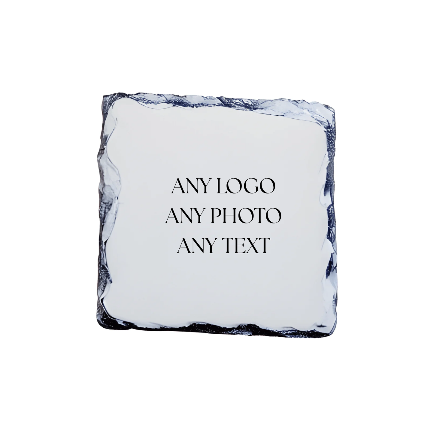 9x9 Custom Slate Coaster – Add Your Photo, Logo or Text