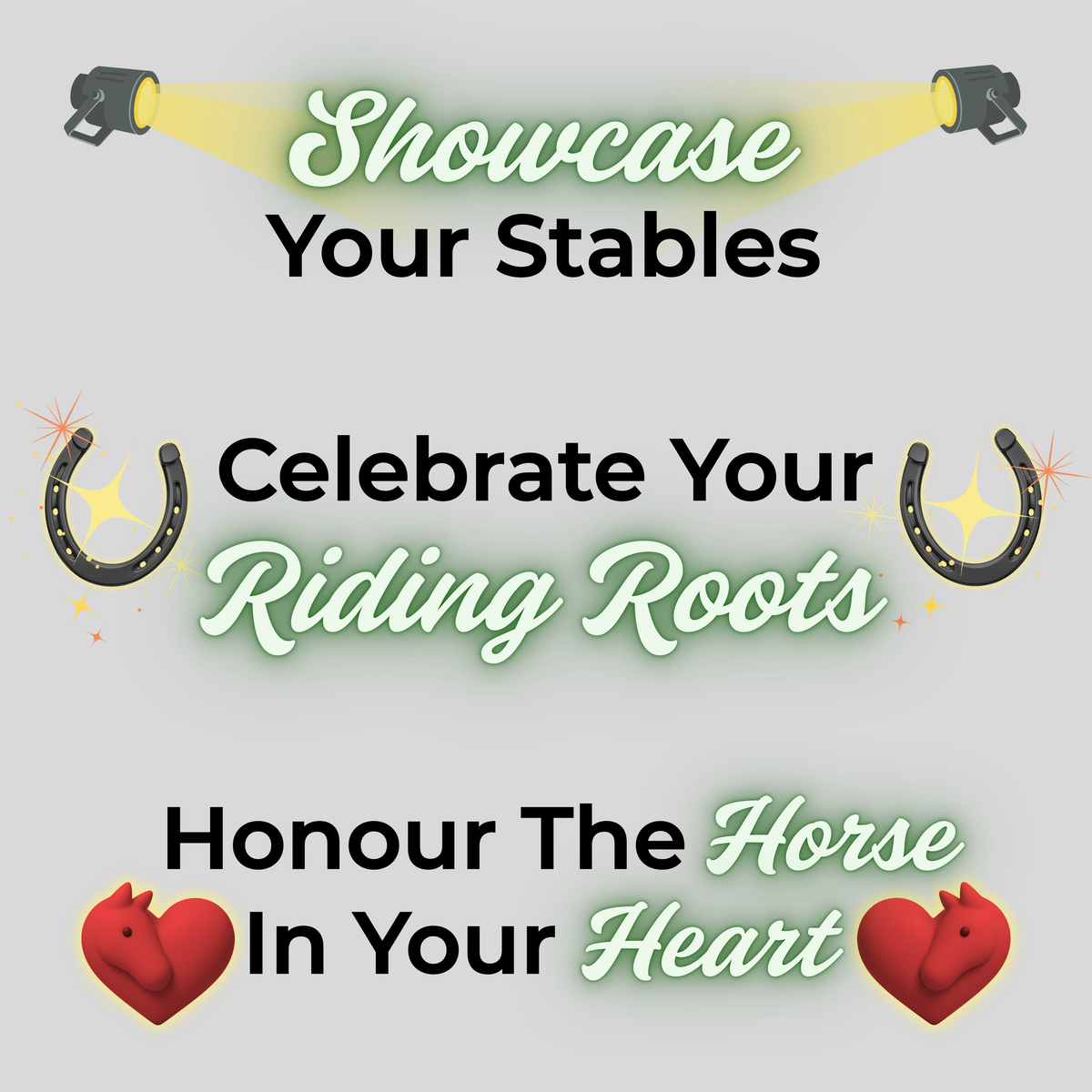 Horse Riding Custom Accessories