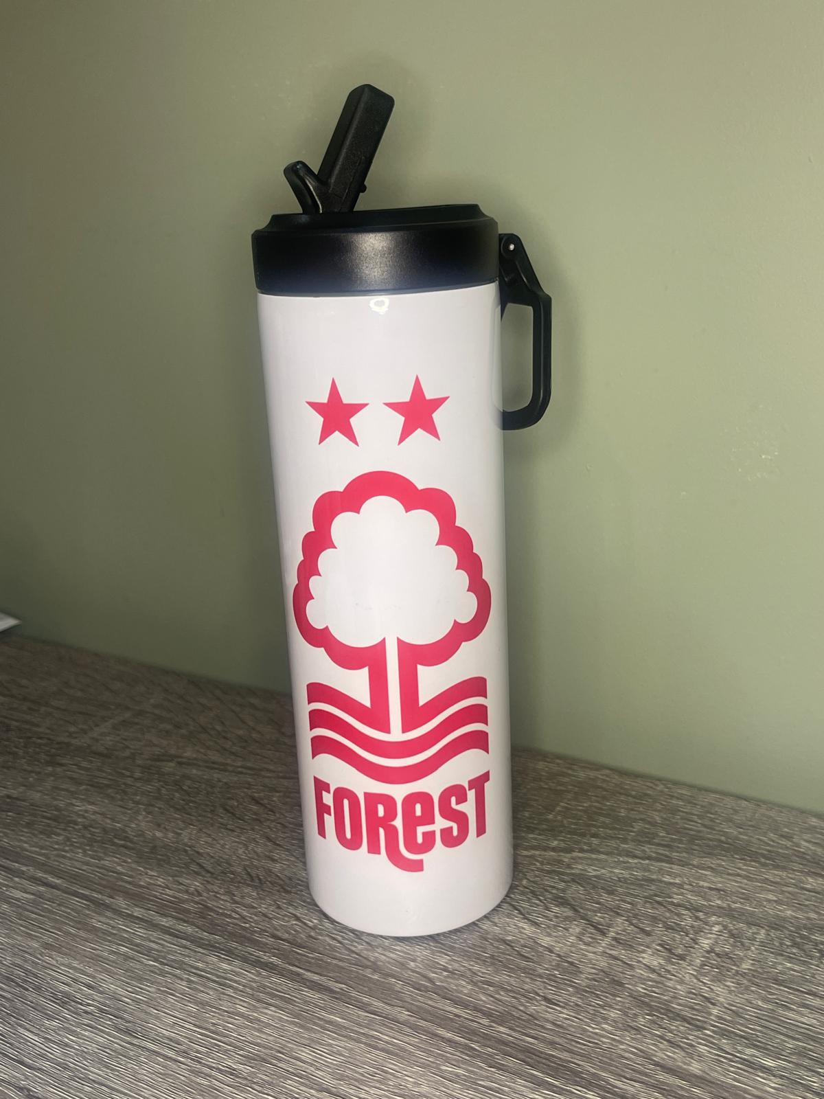 Nottingham Forest 20oz Tumbler – Choice of Lid | Forest Fan Gift | Double-Walled Insulated Bottle