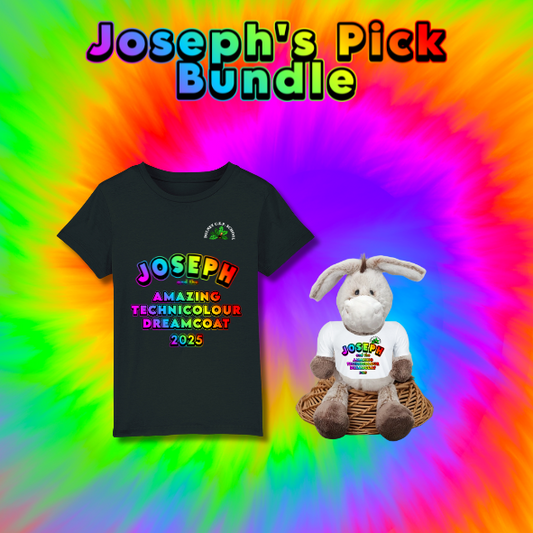 JOSEPH'S PICK – Kids T-Shirt & Donkey Plush Gift Bundle