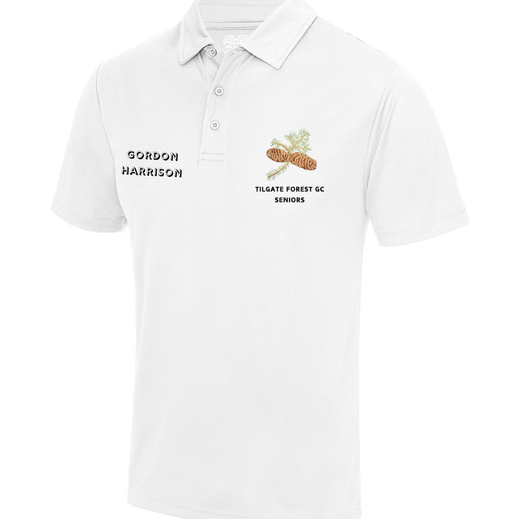 Personalised Cool Performance Golf Polo – Add Your Club Logo & Name