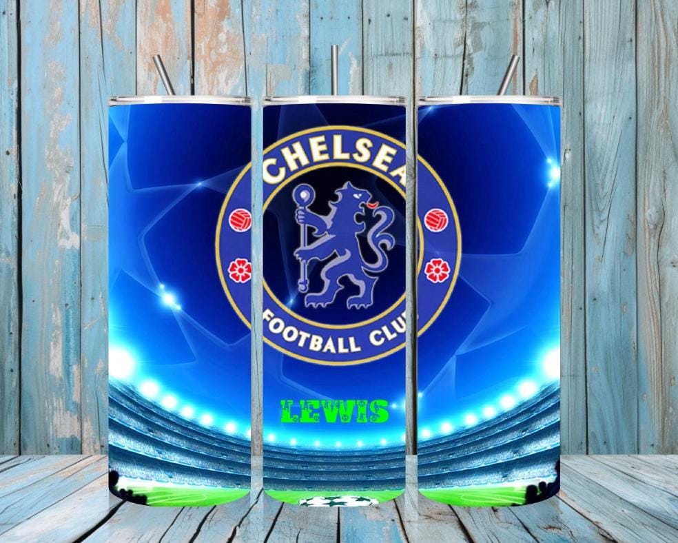 Personalised Chel FC Water Bottle