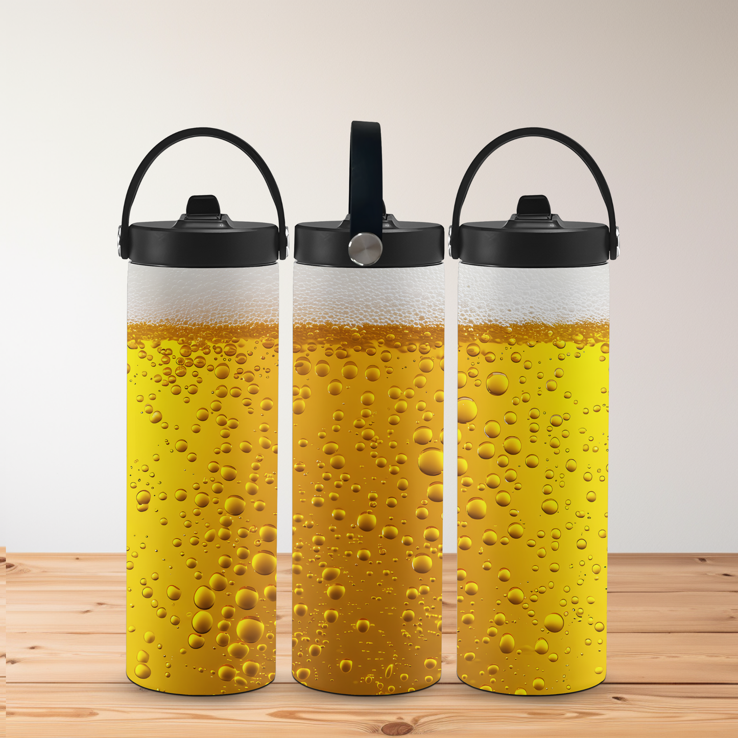 Craft Beer Lover Tumbler – 20oz Stainless Steel – Keeps Beer Cold for Hours