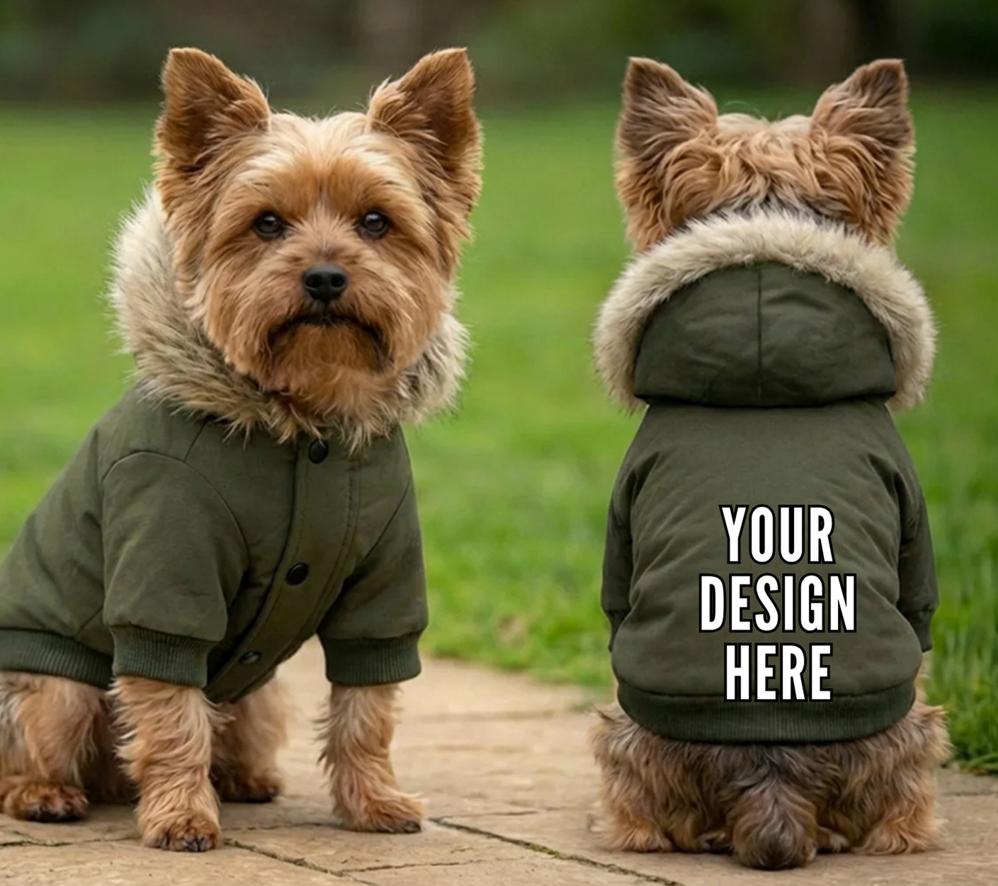 Dog's Parka - Ready To Personalise