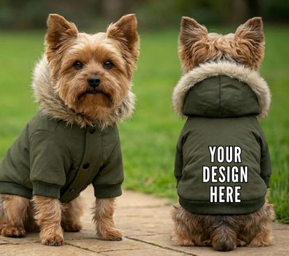 Dog's Parka - Ready To Personalise