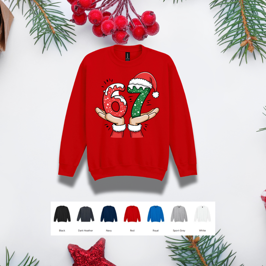 Kids Christmas Sweater – '67' Hands