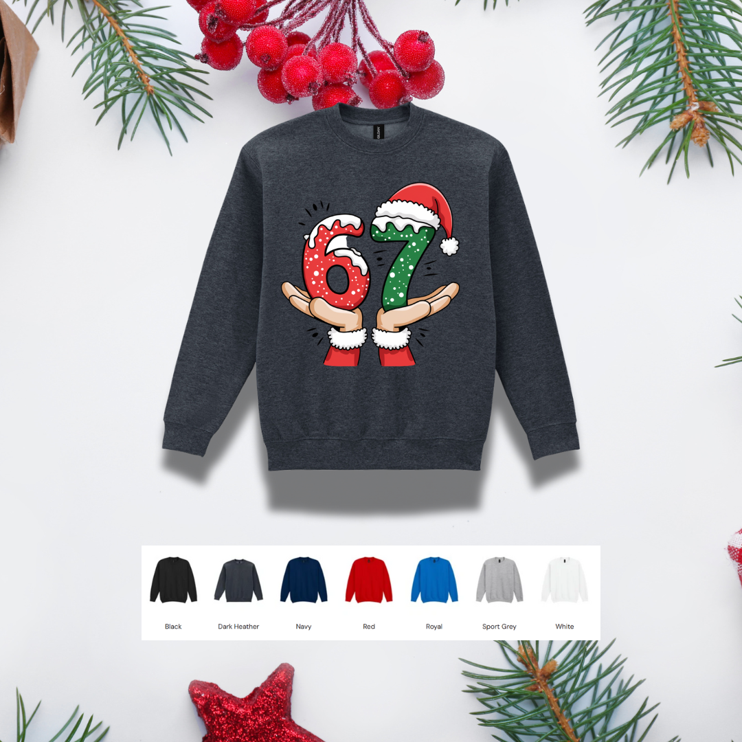 Kids Christmas Sweater – '67' Hands