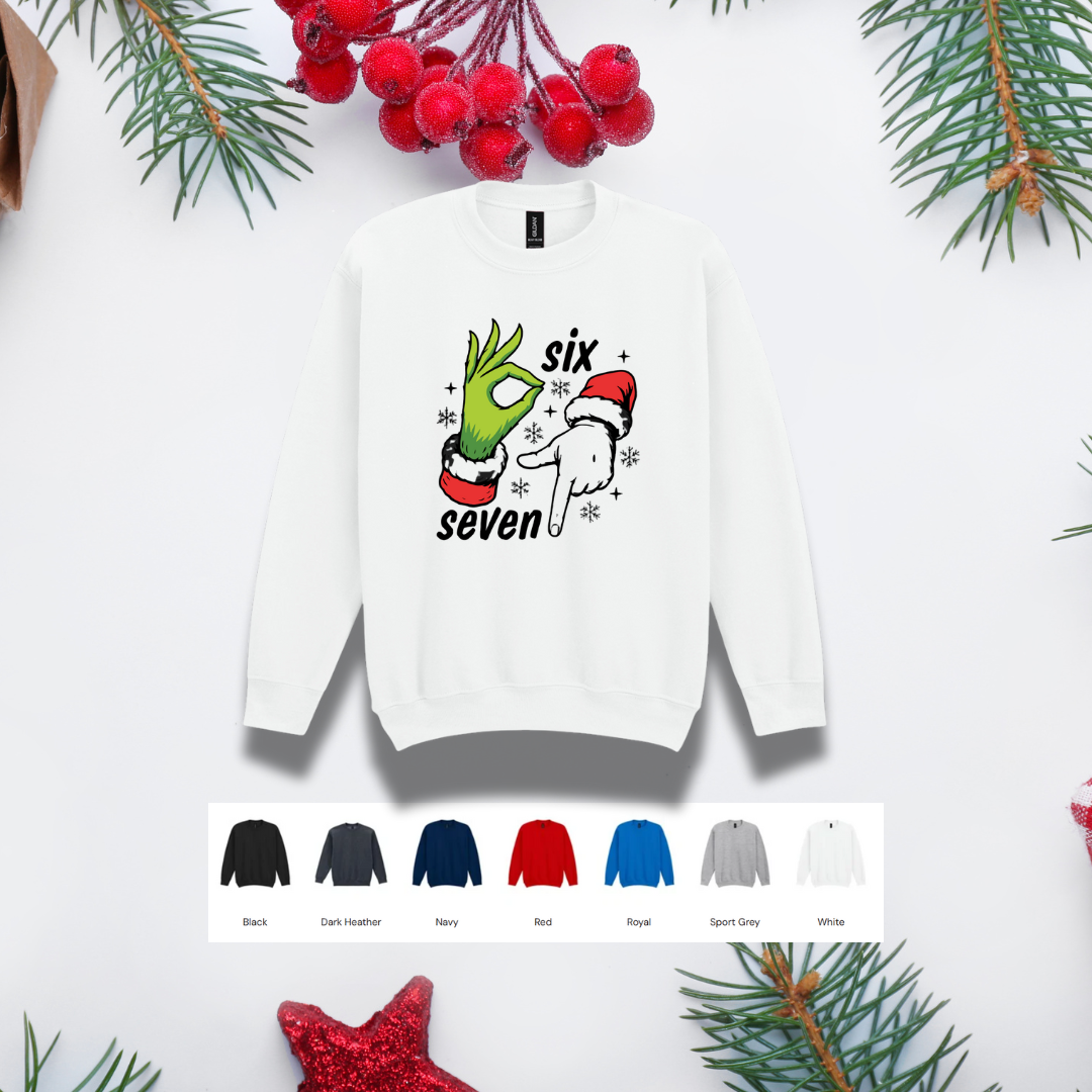 Kids Christmas Sweater – '67' Hand Gestures