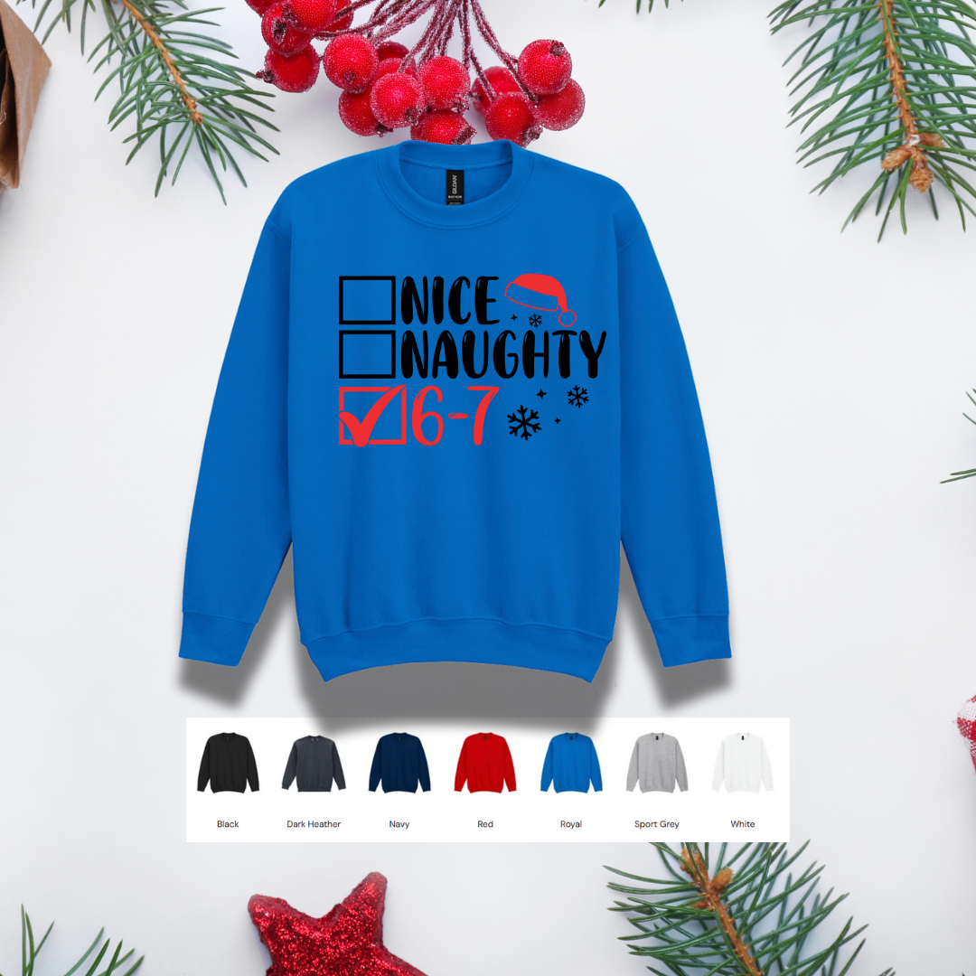 Kids Christmas Sweater – '67' Tick Box