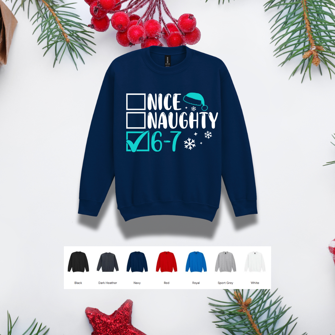 Kids Christmas Sweater – '67' Tick Box