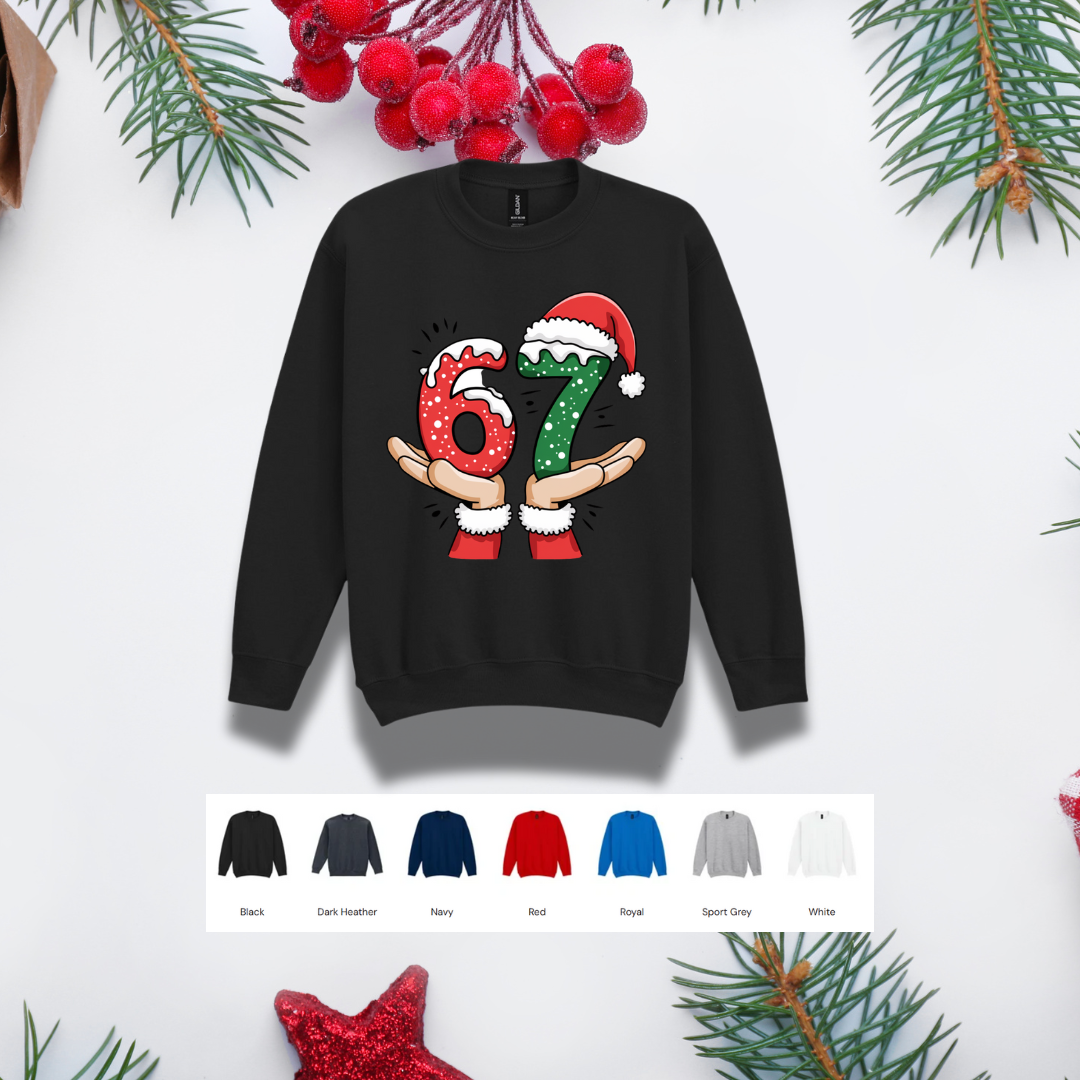 Kids Christmas Sweater – '67' Hands