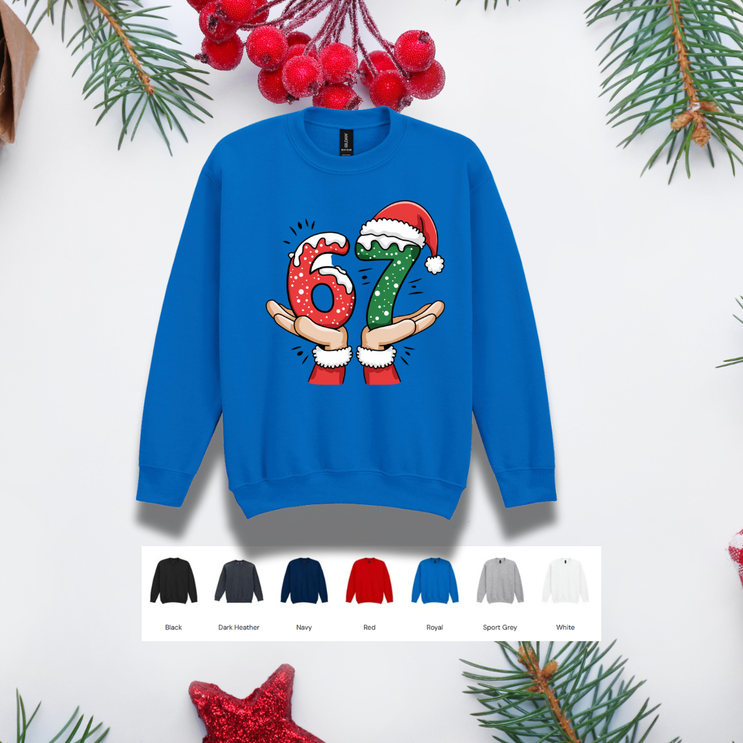 Kids Christmas Sweater – '67' Hands