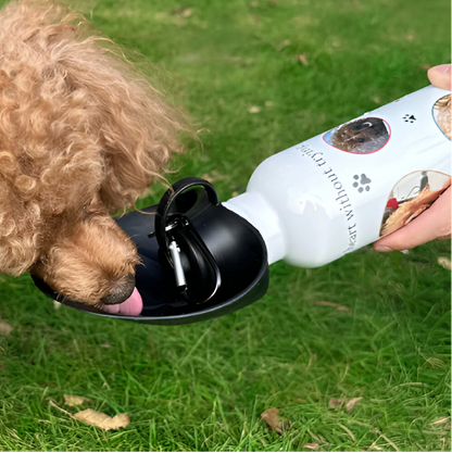 Customisable Stainless Steel Pet Water Bottle – Personalised Hydration for Pets on the Go