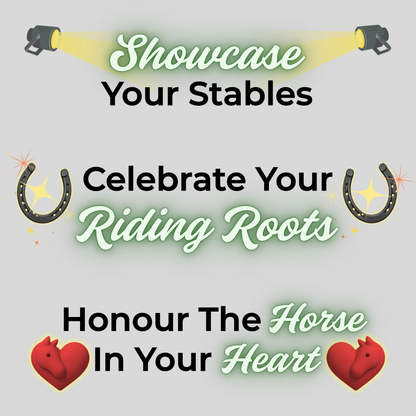 Horse Riding Custom Accessories