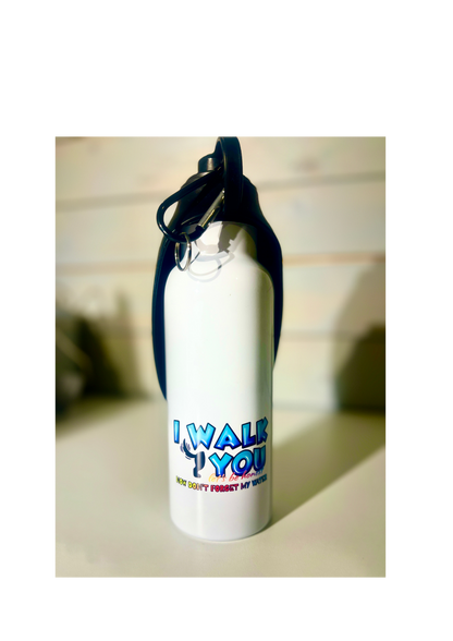 Customisable Stainless Steel Pet Water Bottle – Personalised Hydration for Pets on the Go