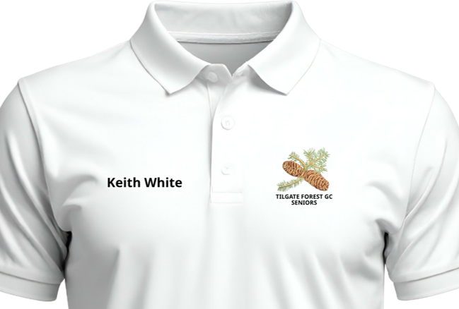 Custom Tilgate Seniors Cool Performance Golf Polo