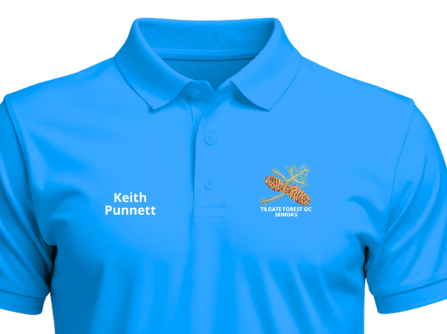 Custom Tilgate Seniors Cool Performance Golf Polo