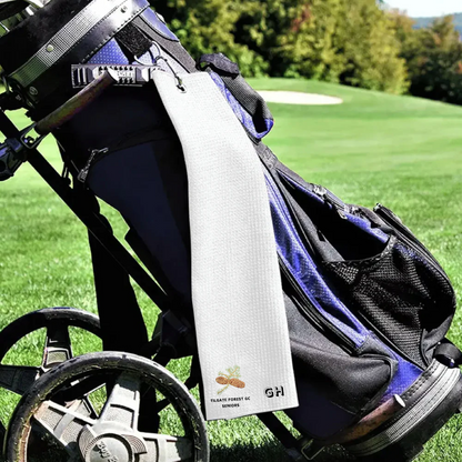 Personalised Waffle Golf Towel with Clip – Add Your Logo, Name or Design