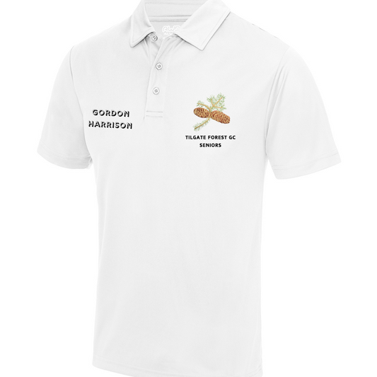 Personalised Cool Performance Golf Polo – Add Your Club Logo & Name