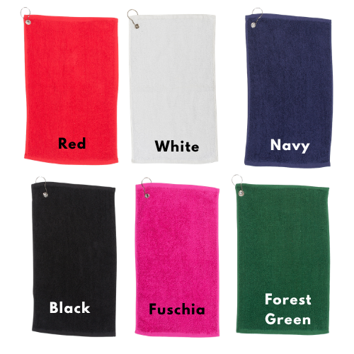 Custom Tilgate Seniors Golf Towel with Clip
