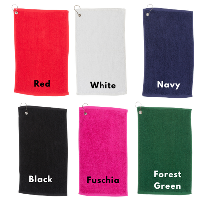 Custom Tilgate Seniors Golf Towel with Clip