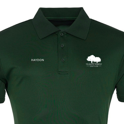 Tilgate Forest Golf Club – Cool Performance Polo (Recycled Polyester)