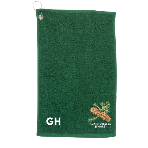 Custom Tilgate Seniors Golf Towel with Clip