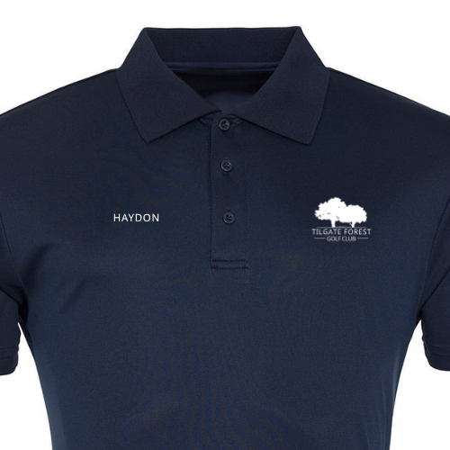Tilgate Forest Golf Club – Cool Performance Polo (Recycled Polyester)