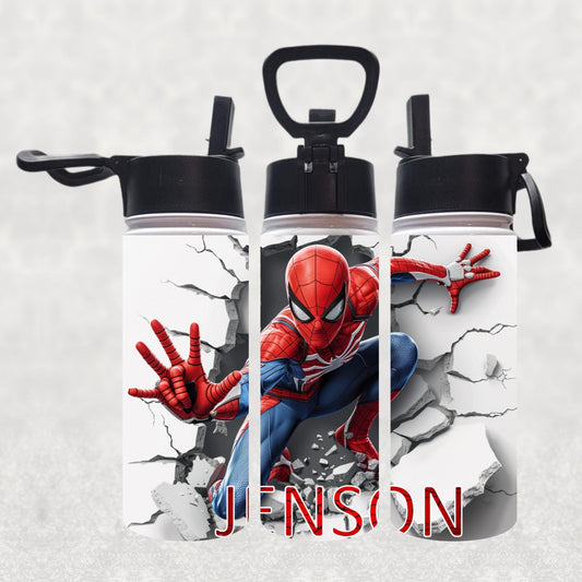Spiderman Bottle Tumbler with Sports Lid – 20oz Insulated Drink Bottle for Kids & Adults
