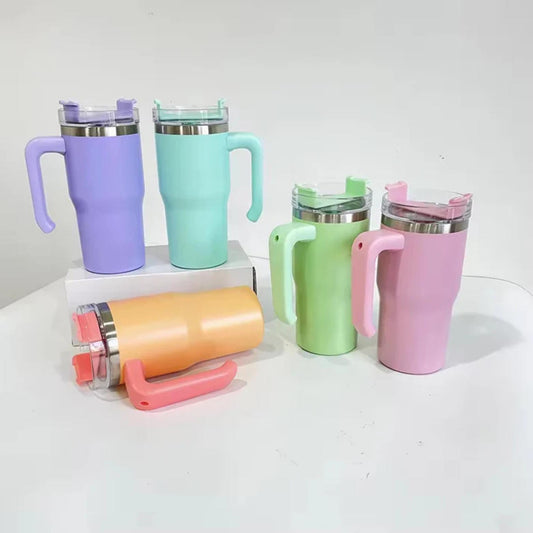 Mini Stanley Style 20oz Tumbler – Personalised with Name | Custom Insulated Drinkware