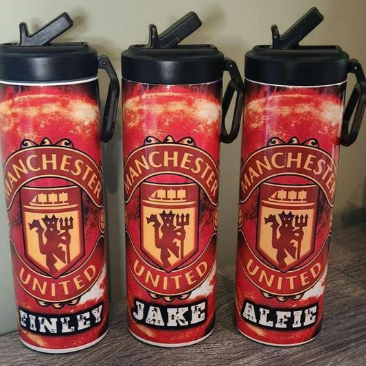 Customisable MChester Utd 20oz Tumbler - Personalised Name